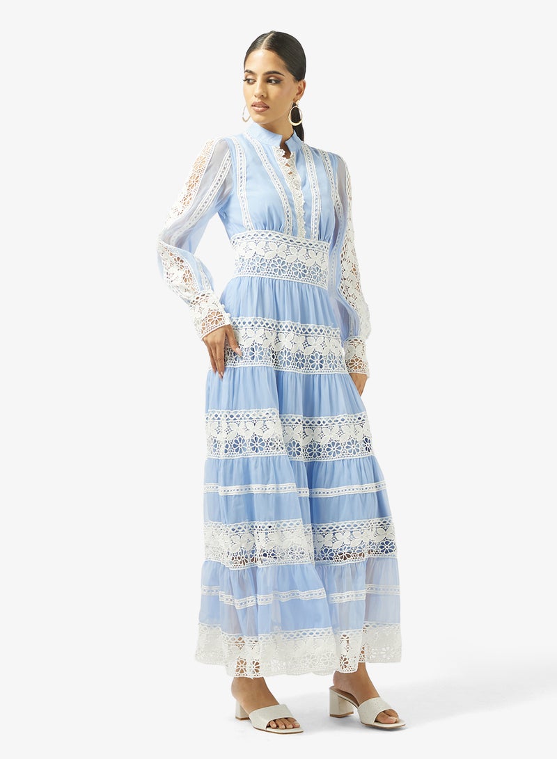 Khizana Lace A-line Dress - Image 1