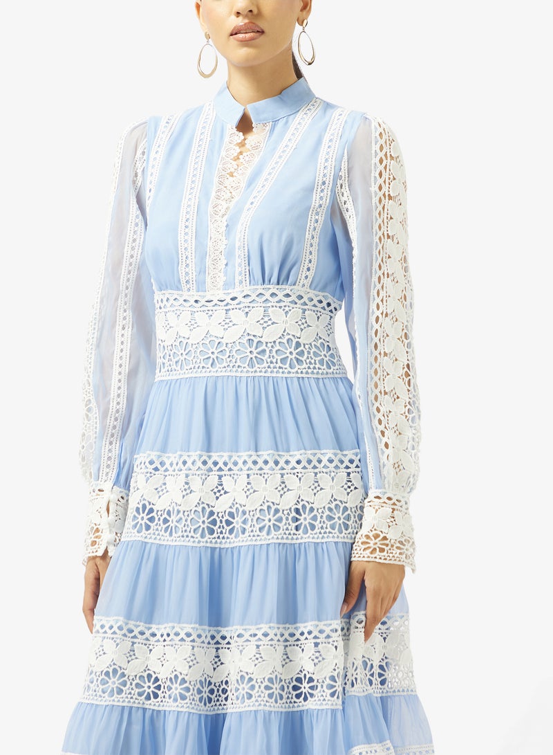 Khizana Lace A-line Dress - Image 3