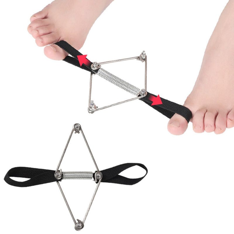 Hallux Valgus Bunion Corrector Black Stretchy Toe Alignment Exerciser Foot Therapy - Image 4