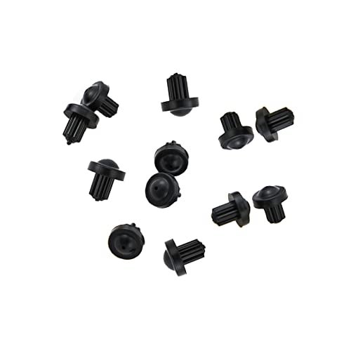 atgestore 12Pcs 5304475129 Grate Rubber Feet Replacement for Frigidaire Gas Range Cooktop Parts AP4499988 Frigidaire Stove Grate Rubber Feet Stove Top Protector Grate Rubber Bumpers Burner Grate foot Grate Pad - Image 1