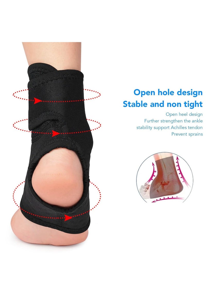 KASTWAVE Ankle Brace for Men & Women, Orthopedic Brace - Adjustable Compression Wrap for Swelling Joint Pain Sprained Ankle for Men Women Sprain Support Ankle Stabilizer Brace (Right Foot)  - Image 5