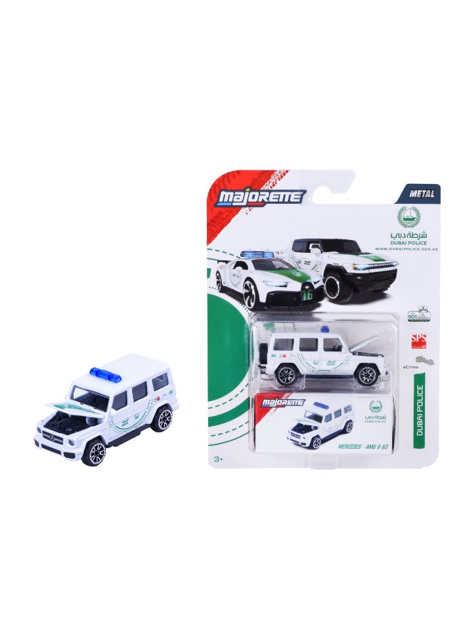Majorette Dubai Police Deluxe Series Single Pack Die Cast – MERCEDES-AMG G 63 (1:64 Scale) – Die-Cast Toy Car for Kids & Collectors - Image 1