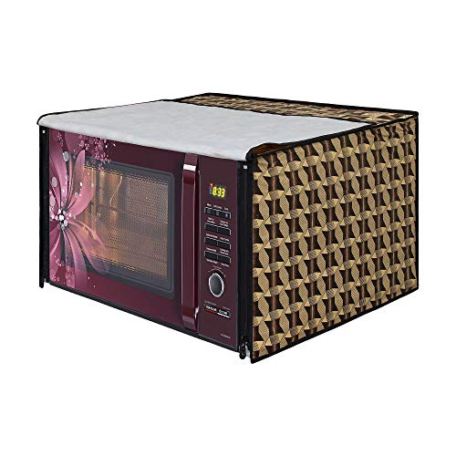 Lithara Printed Waterproof Microwave Oven Cover for IFB 20BC4 20L | Sams06 (Multicolor) - Image 1