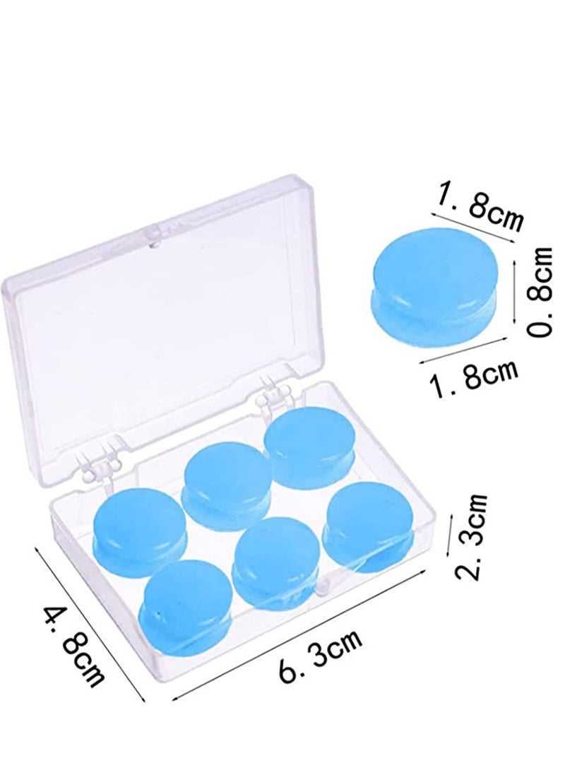 Excefore Sleep Earplugs, Silicone Earplugs, Sleep Earplugs with High Decibel Noise Protection Waterproof Earplugs for Sleep Learning Swimming and Cancelling Noise - Image 2