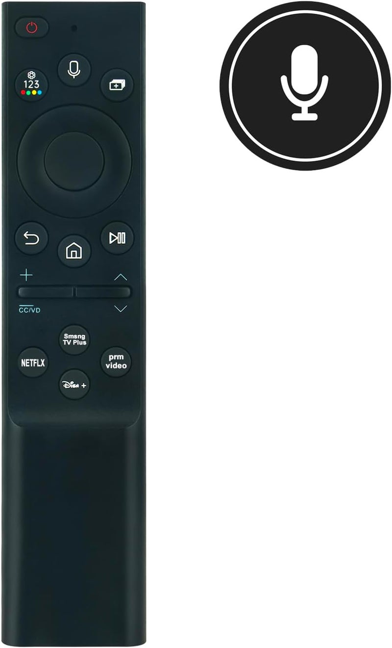 PERFASCIN BN59-01385A,BN59-01385B Replaced Voice Remote Control Applicable for Samsung 6 series, 7 series, 8 series, NEO QLED, Crystal UHD, The Frame Series TV(Voice search only) - Image 1