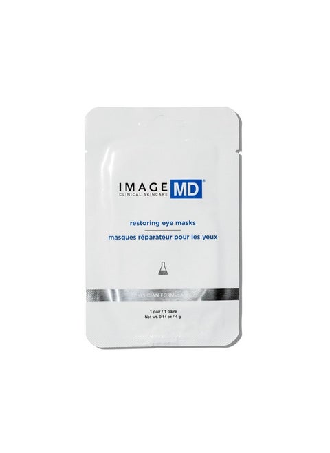 Image Skincare Image Md Restoring Eye Masks Hydrating Hydrogel Under Eye Masks Visibly Firms And Hydrates With Triple Hyaluronic Acid 1 Pair