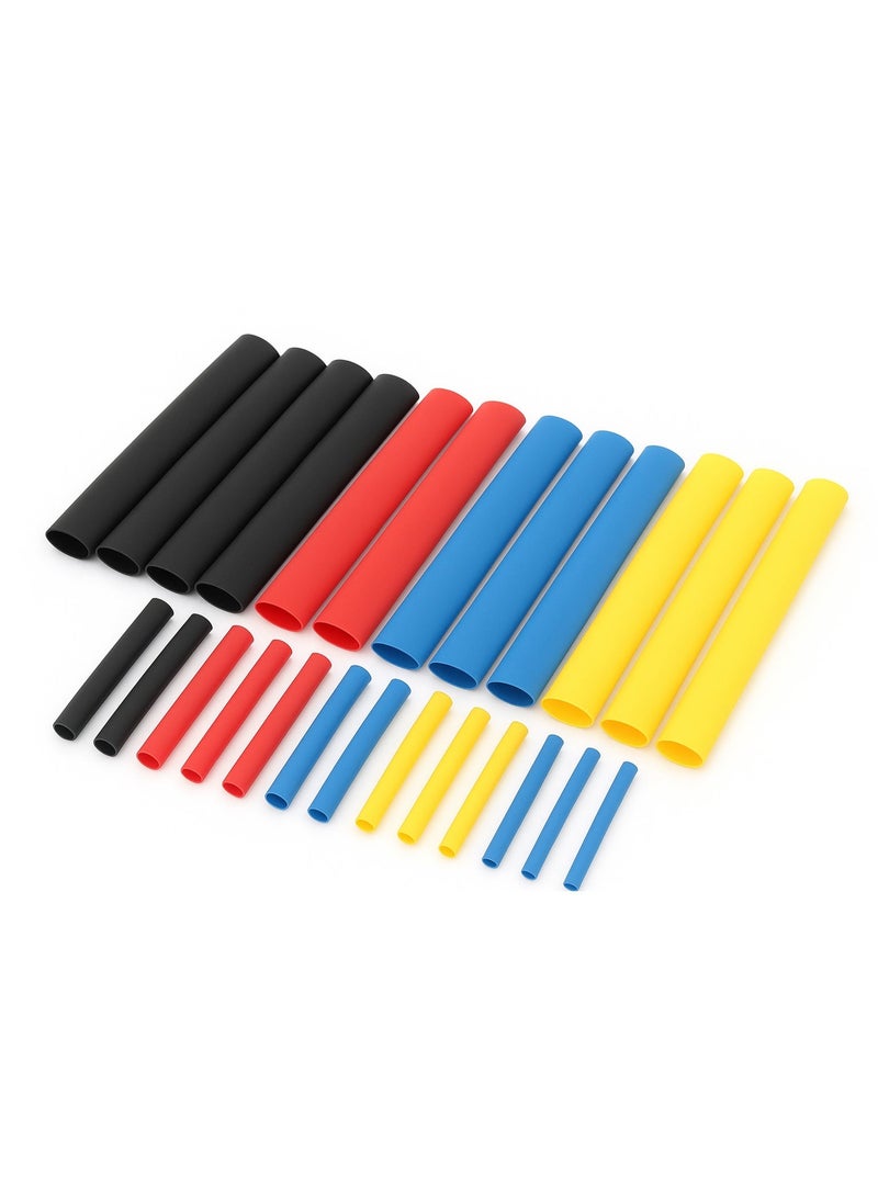 WOER Heat Shrink Tube For Protect And Repair Cables - 160 Pcs - Includes 8 sizes (3-4-5-6-8-10-12-15 mm) - Image 1