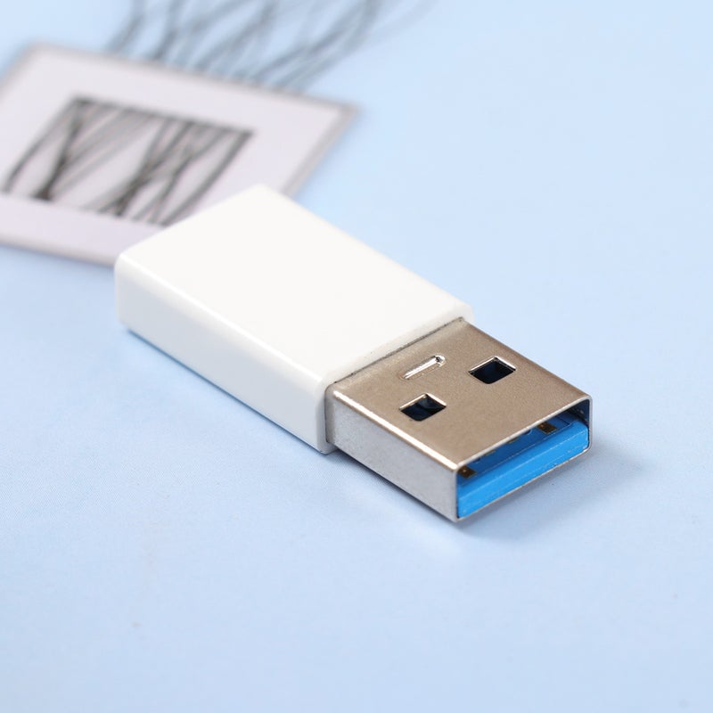 2PCS Mini ABS USB 3.0 Male To Type-C Female Adapter OTG USB3.0 To USB C Adapter Converter for Smartphones Tablet (Black and White) - Image 4