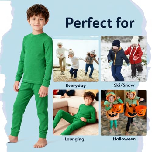 City Threads Kids Thermal Underwear Set Made in USA Sensory Friendly Kids Long Johns, Thermal Set for Boys Base Layer for Ski - Image 5