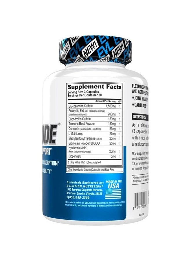 High Absorption Joint Support Supplement Nutrition FLEXMODE Joint Supplement with Advanced Joint Vitamins Including Glucosamine Chondroitin MSM Boswellia and Hyaluronic Acid - 30 Servings - pzsku/ZC3F9B12DCA93915C166EZ/45/_/1689269948/55e4af17-ab53-48b3-8953-39f640c4e039