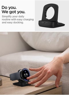 Spigen Spigen S353 Galaxy Watch Charger Stand for Samsung Galaxy Watch Ultra 47mm / Galaxy Watch 7 40,44mm / Galaxy Watch 6 40,44mm / Watch 6 Classic 43,47mm / Watch 5 40,44mm / Galaxy Watch 5 Pro - Black  - Image 5