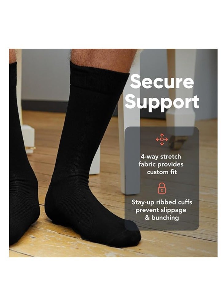 10 Pairs Men's Socks Naturally absorb moisture, wick away sweat, while the fabric properties are breathable. - Image 4