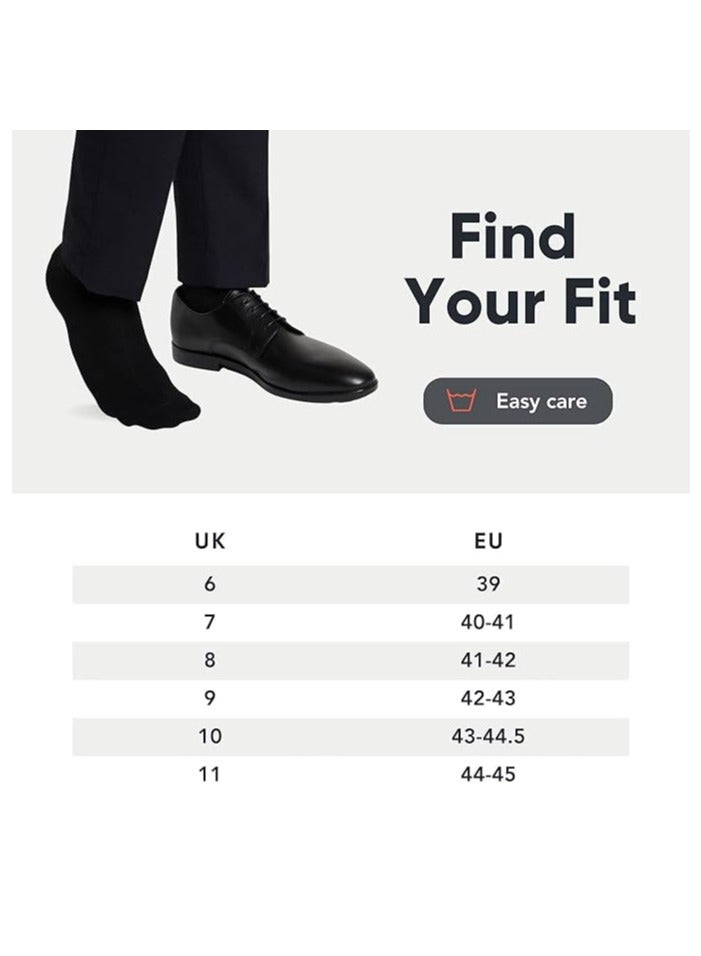 10 Pairs Men's Socks Naturally absorb moisture, wick away sweat, while the fabric properties are breathable. - Image 5