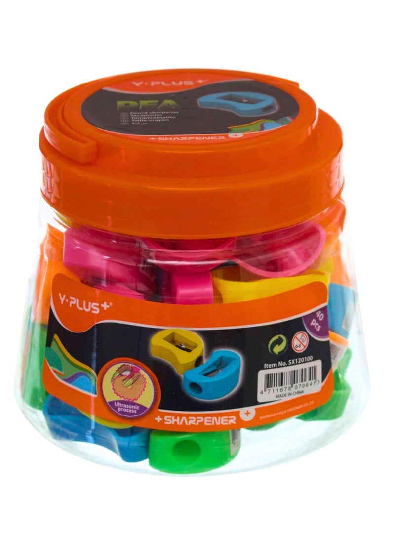 YPlus Sharpner Jar (Pack of 20 Pieces) - Image 1