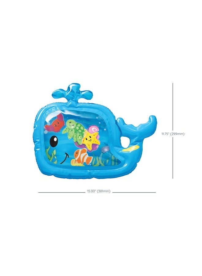 infantino Pat & Play Water Mat - Whale Themed Water Mat for Infants and Older Babies, Tummy Time and Sensory Play - Image 4