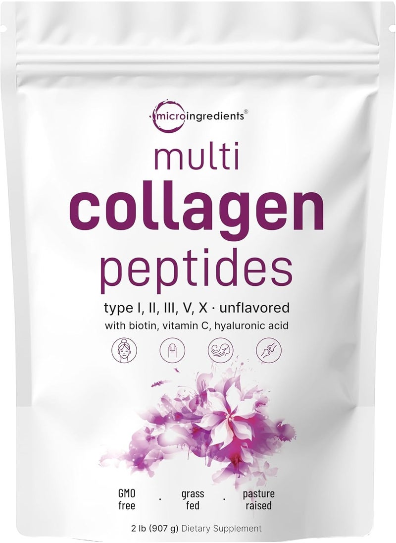 Micro Ingredients - Collagen Peptides, Unflavored 2LB - Image 1
