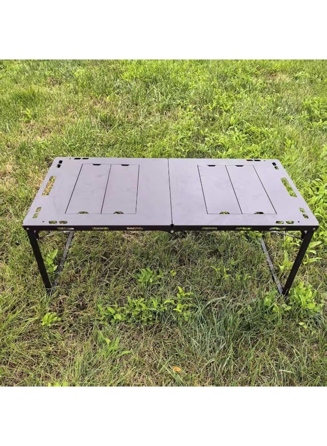 BlueFire Portable Folding Picnic Table – IGT Compatible Modular Camping BBQ Table with Semi-Automatic Hydraulic Legs, Adjustable Height, Detachable Outdoor Cooking Table, Lightweight Compact Folding Table for Camping, Picnics, BBQ, Travel & Outdoor Photography - Image 2