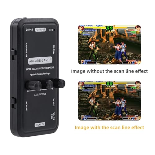 Gam3Gear HDMI Scanline Generator Portable Audio Video Output HDMI Image Scan Line Generator Function Board for All Retro Games/Gamers/Mame/Arcade Game/Emulator - Image 4