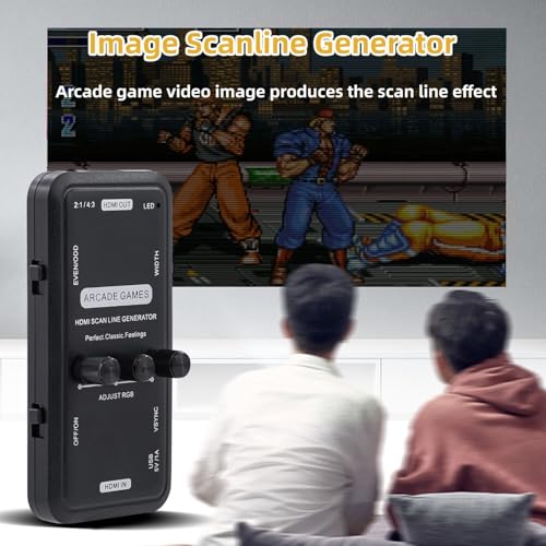 Gam3Gear HDMI Scanline Generator Portable Audio Video Output HDMI Image Scan Line Generator Function Board for All Retro Games/Gamers/Mame/Arcade Game/Emulator - Image 2