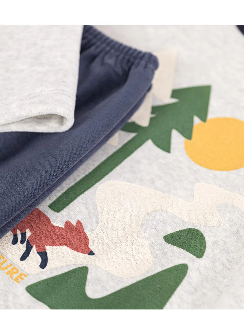 بيتي باتو Children's plain velour pyjamas