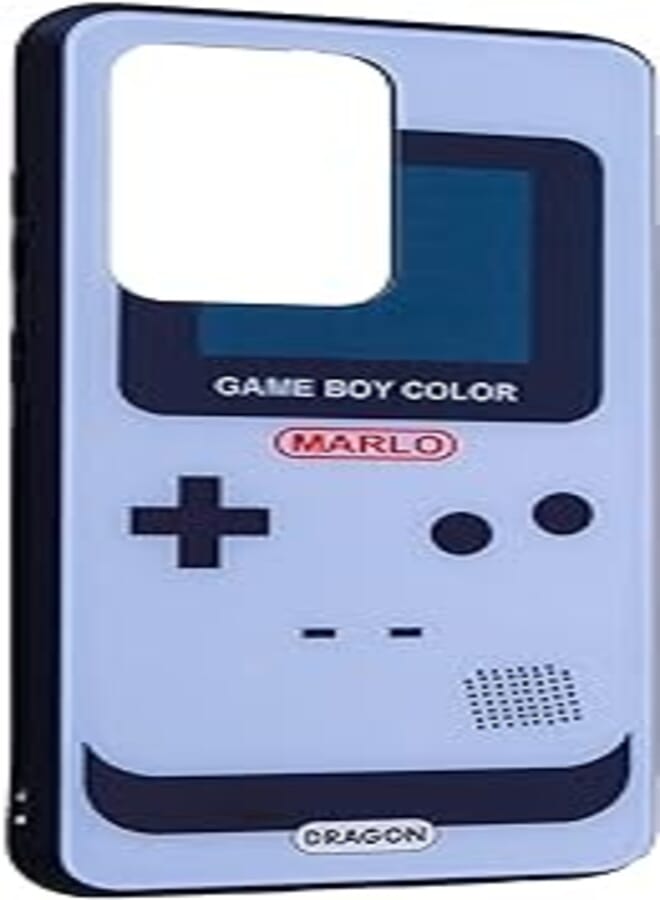 Dragon glass back cover hard slim creative case game boy color desing for samsung galaxy s11 plus, s20 ultra - multi color