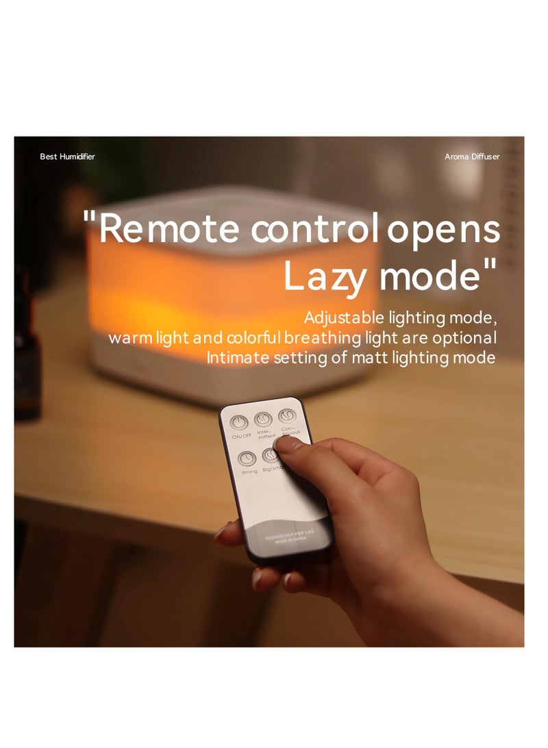 Excefore مرطب هواء لغرفة النوم، وضع النوم الهادئ، إضاءة ليلية محيطة بـ 7 ألوان، مؤقت وإيقاف تلقائي، مناسب للمنزل والغرف الكبيرة والأطفال والنباتات (أبيض) - Image 3