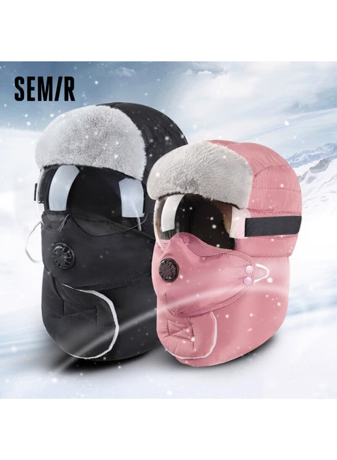 Semir Winter Hat For Men, Outdoor Cycling Fleece-lined Thick Windproof Cold-proof Warm Cotton Hat For Women In Autum - Image 2