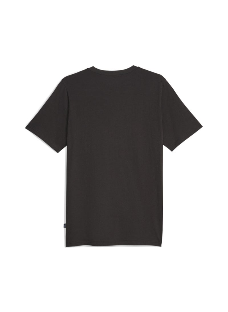 PUMA GRAPHICS Mens Black T-shirt  - Image 2