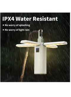 Excefore Foldable Camping Lantern Light Flashlight, Rechargeable 1000 LM, 2000mAh, Dimmable Camping Lantern Flashlight, Camping Essentials, IPX4 Waterproof LED Lantern, Camping Light For Hiking, Power Outages  - Image 5
