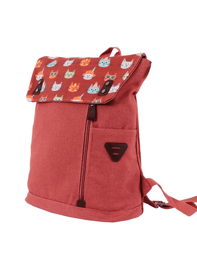 Biggdesign Red Dogs Vintage Print Laptop Backpack - Image 3