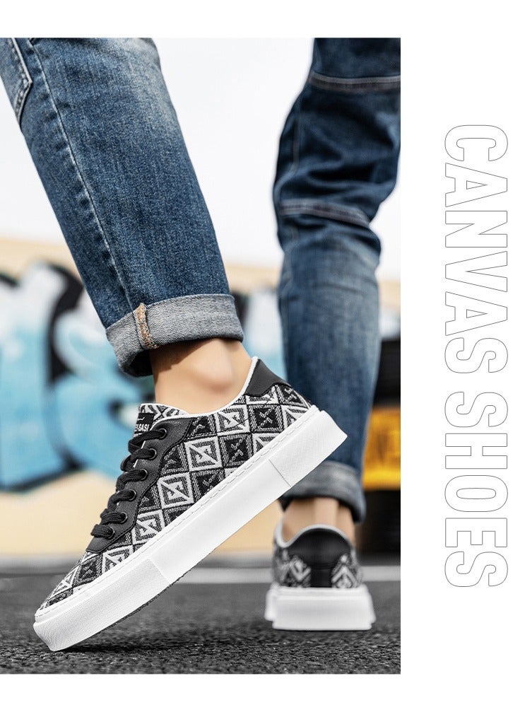 KUYING New Breathable Casual Canvas Shoes  - Image 3