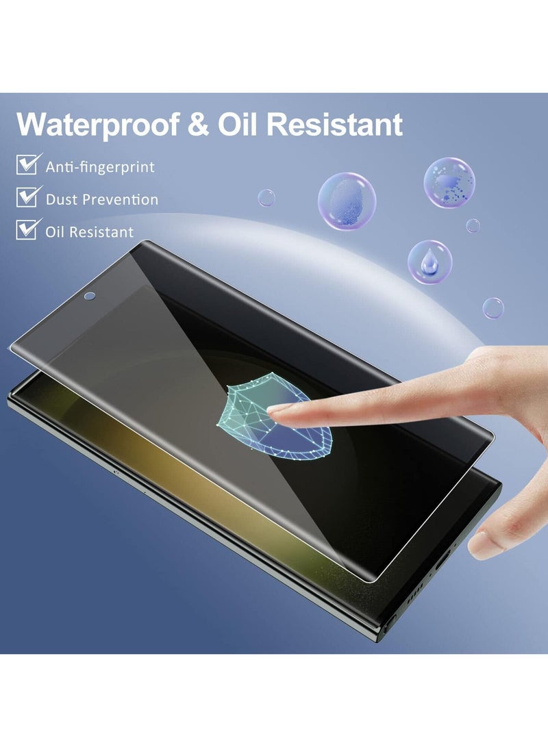 Privacy Screen Protector For Samsung Galaxy S23 Ultra, 9h tempered glass screen protector, Ultra HD Glass, Eazy Installation, Anti Shock Screen, Anti Scratch Protection, Compatible With Samsung Galaxy S23 Ultra  - Image 3