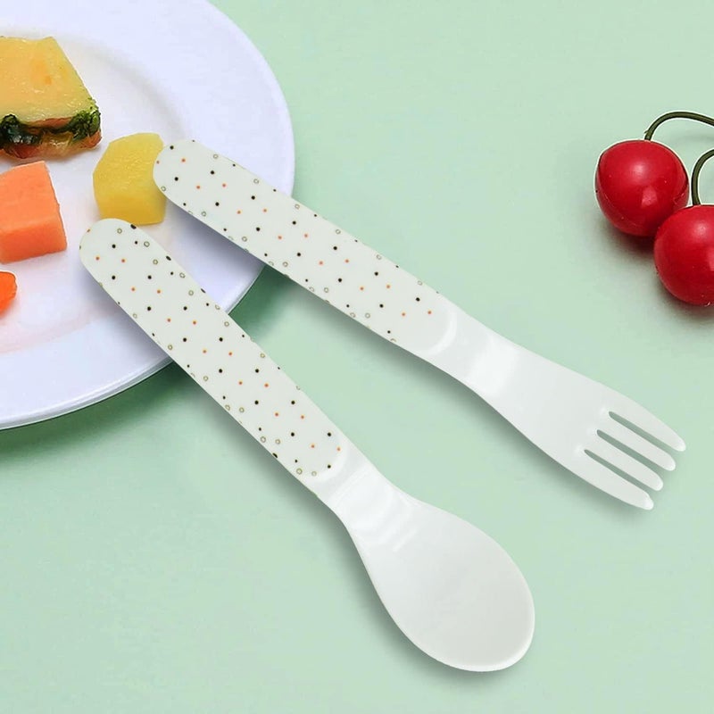 DINEWELL مجموعة ملاعق وشوك للأطفال من داينويل، DWC2148ANM، 6'' - Image 5