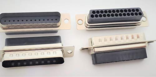 Pc Accessories - Connectors Pro DB25 Male D-Sub Crimp Type Connector, 25 Pcs PK No Pins - Image 1