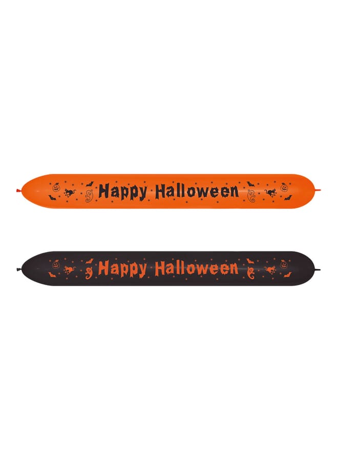 بارتي تايم 3 Piece Happy Halloween Link O Loon Balloons Assorted - Image 1