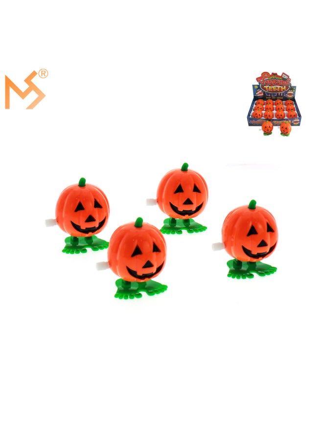 Loquat Small Gift Toys Clockwork Toys Children's Winding Walking Pumpkin Holiday Small Gift-Color:As Shown In The Picture - Image 1