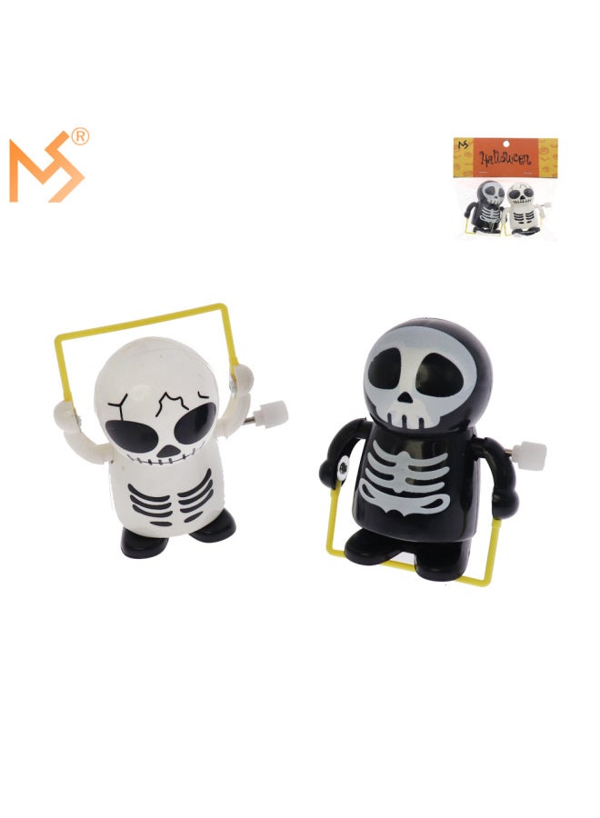 Loquat Small Gift Toys Clockwork Toys Children's Winding Walking Pumpkin Holiday Small Gift-Color:As Shown In The Picture - Image 4