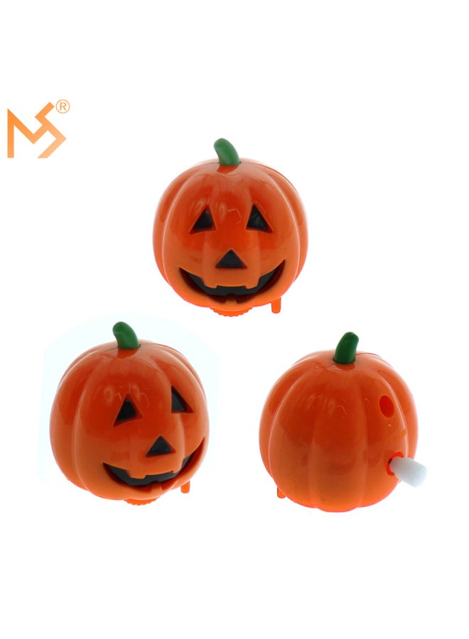 Loquat Small Gift Toys Clockwork Toys Children's Winding Walking Pumpkin Holiday Small Gift-Color:As Shown In The Picture - Image 2