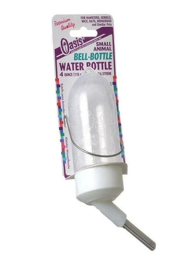 Oasis Bell-Bottle Water Bottle for Small Animals 4 oz - Pack of 2