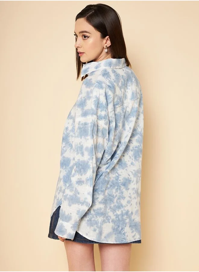 HIGH STAR Women Blue Shirt