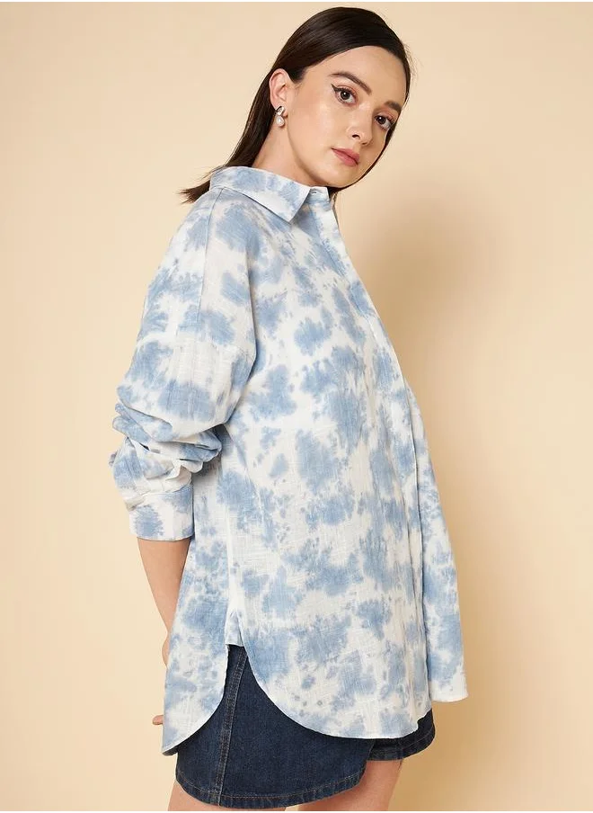 HIGH STAR Women Blue Shirt