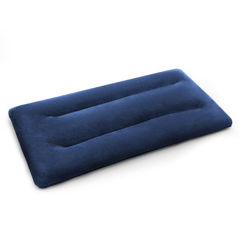 Microwave Heating Pad 6 x 12 Small Heating Pad Microwave Microwave Bean Bag Heating Pad for Neck and Shoulders Moist Heat Pack Pillow Warm Compress for Knee Muscles Joints Wrist Dark Blue