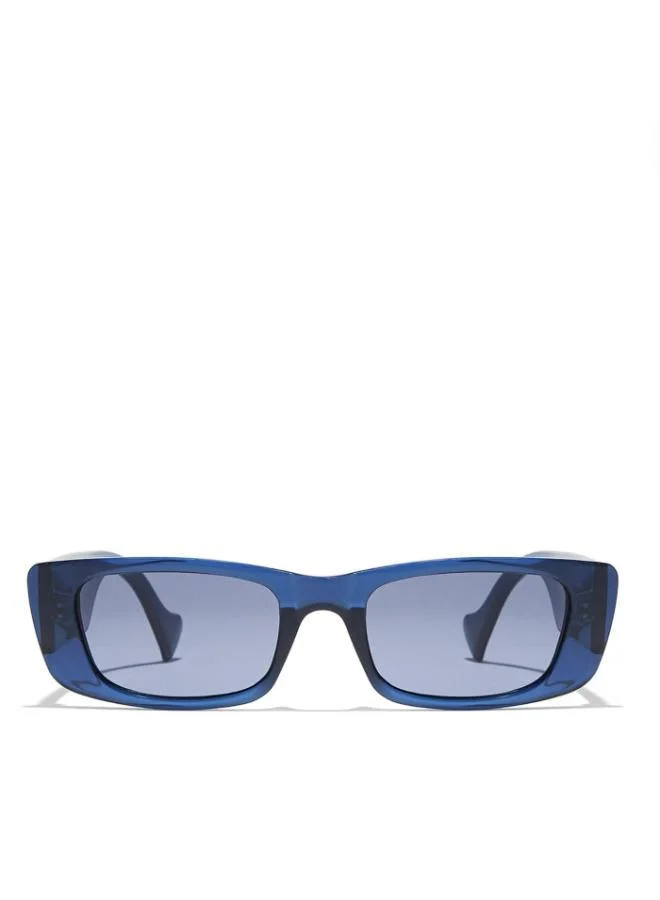 Blackout MANHATTAN Women Blue Sunglasses - Frame Material: Thermoplastic Rubber (TR90)- Frame Color: Blue-Lens Color: Blue  - Full Rim