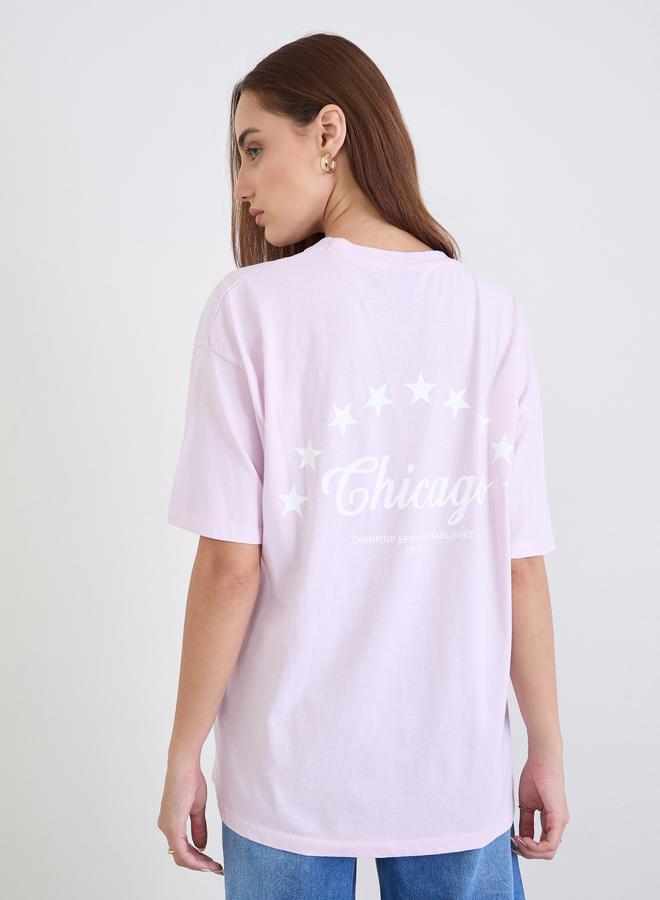 ستايلي تيشيرت واسع بغسل حمضي - Image 5