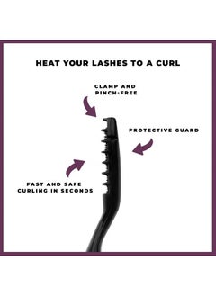 blinc Blinc Heated Lash Curler, Heated Eyelash Curler Comb, Electric Eyelash Curler for Long Lasting Curls, Battery Included  - Image 3