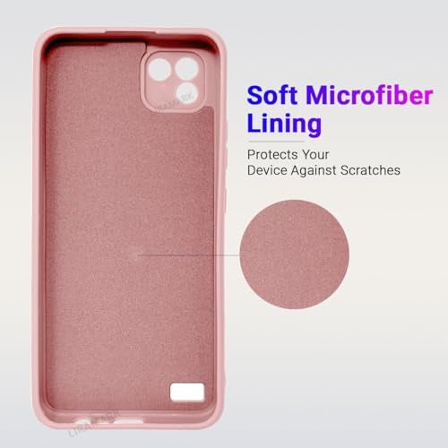 LIRAMARK Silicone Soft Back Cover Case for Realme C11 (2021) (Silicone Pink) - Image 2