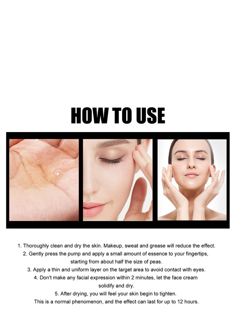 EELHOE - Hyaluronic Acid Face Lift Serum (30ml), Anti-Aging Face, Neck, and Eye Tightening Serum with Vitamin C – Firming, Lifting, and Smoothing for Wrinkles, Sagging, and Puffiness - Image 1
