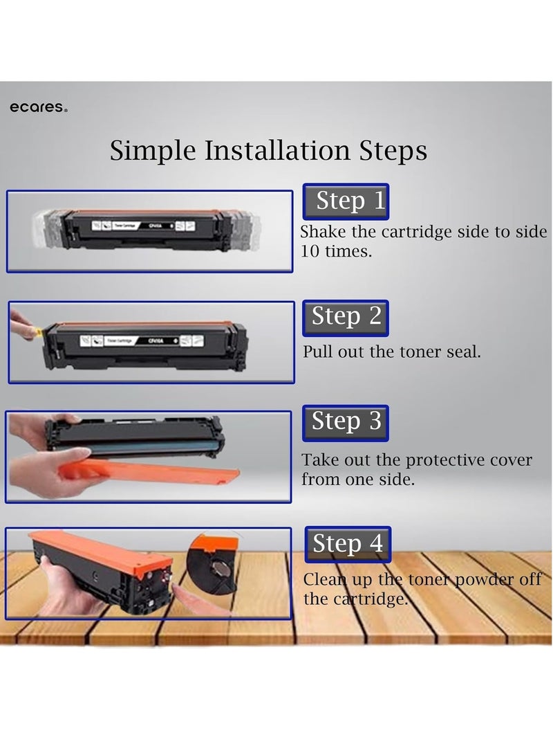 ECARES® 117A (W2071A) Compatible Toner Cartridge use for HP Color Laser 150nw 150a , for HP Color Laser MFP 179fnw MFP 179fwg 178nwg MFP 178nw Printers (CYAN) - Image 2