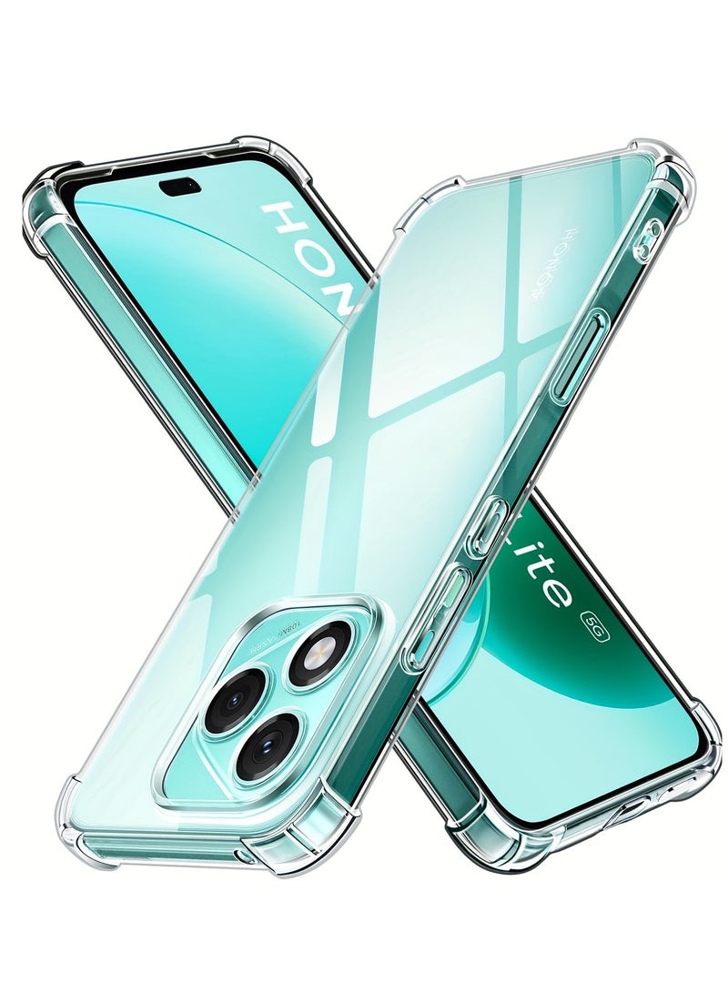 BORTONY Honor 400 Lite 5G Case Crystal Clear Slim Honor 400 Lite Cover Bumper Shockproof Camera Protective Case for Huawei Honor 400 Lite 5G - Image 1