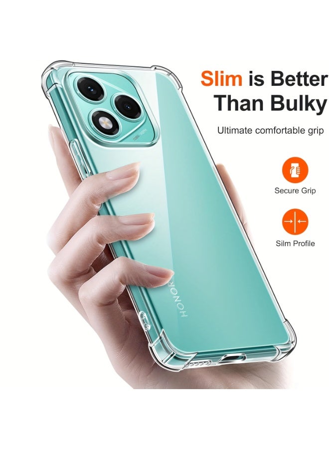 BORTONY Honor 400 Lite 5G Case Crystal Clear Slim Honor 400 Lite Cover Bumper Shockproof Camera Protective Case for Huawei Honor 400 Lite 5G - Image 2